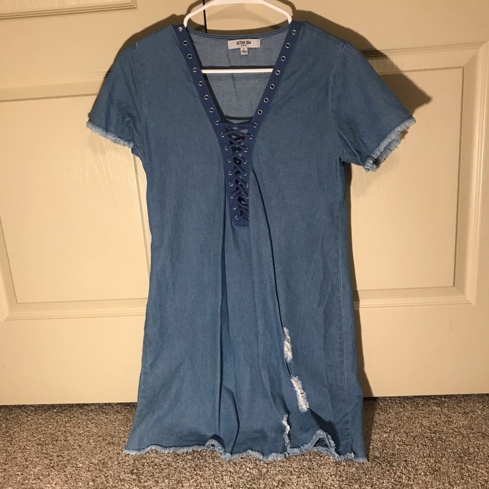 Denim dress